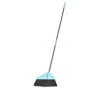 Moageme Long Handle Heavy-Duty Broom, Sweeping Brush Angle Brooms Household Brooms with 126cm Stainless Steel Handle, For Courtyard Garage Lobby Home Kitchen Floor
