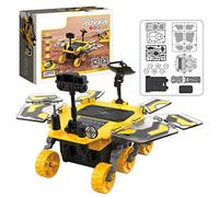 Moageme Mars Rover Car Solar/Battery Powered Space Robot STEM Science Experiment Educational Toy for Kids 8-12 Boys & Girls