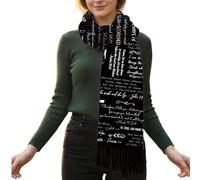 Moageme Prayer Shawl for Women Christian | 27.5x70.8 Inch Soft - Women Shawl - Breathable Scripture Wrap for Mother Prayer Christmas Worship Bible Study Religious Ceremony