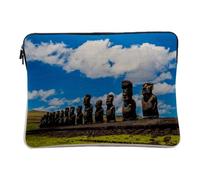 Moai Easter Island Monument Chile History Heritage Computer and Tablet Case - 10 Inches - Printed in France