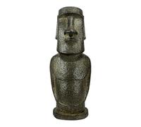 Moai Easter Island Rapa NUI Head Statue 8.66" | Handmade in Greece Cast Stone Moldano Sculpture
