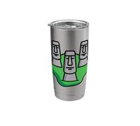 Moai Head Easter Island Chile Stainless Steel Insulated Tumbler