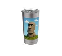 Moai Head Easter Island Chili Stainless Steel Insulated Tumbler