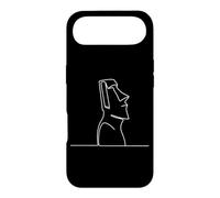 Moai Line Art Easter Island Fan Case for iPhone Air