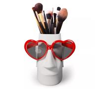 Moai Pen Pot Funny Desktop Organiser Stylish Stationery Pencil Pot