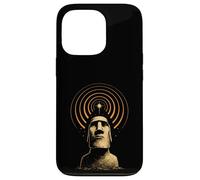 Moai Statue Cosmic Ancient Mystery Retro Island Case for iPhone 13 Pro