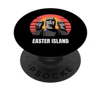 Moai Statue Easter Island PopSockets Adhesive PopGrip