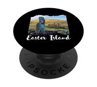 Moai Statue Easter Island PopSockets Adhesive PopGrip