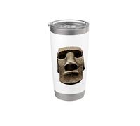 Moai Statue Easter Island Stainless Steel Insulated Tumbler
