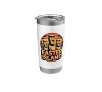 Moai Statue Easter Island Stainless Steel Insulated Tumbler