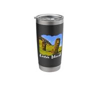 Moai Statue Easter Island Stainless Steel Insulated Tumbler