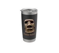 Moai Statue Easter Island Stainless Steel Insulated Tumbler