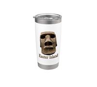 Moai Statue Easter Island Stainless Steel Insulated Tumbler