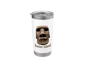 Moai Statue Easter Island Stainless Steel Insulated Tumbler