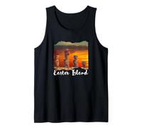 Moai Statue Easter Island Tank Top