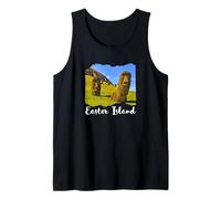 Moai Statue Easter Island Tank Top