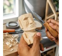 Moai Wood Carving Kit