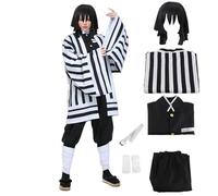 Moalioi Anime Cosplay set All Anime Cosplay Kimono Costume,Adult//Wigs- A variety of styles to choose from, Iguro Wig, XXL