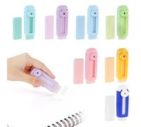 MOAMUN 14 PCS Retractable Eraser, Push-Pull Rubber Rubbers Erasers with Plastic Sleeve and 7 Refill Eraser, Sliding Pen Erasers for Kids Students Office School Supplies(Multicolour)