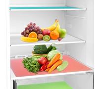 MOAMUN 20PCS Fridge Liners for Shelves, Waterproof Anti-Mildew Drawer Liners Kitchen Drawer Liner Shelf Liner, Non-Slip Washable Plastic Mat for Freezer Cabinet Shelves Table (4 Color)