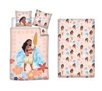 Moana 3-Piece Bedding 140x200 + Pillowcase 65x65 + Fitted Sheet 90x200