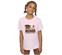 Moana Adventures in Oceania Cotton T-Shirt Disney Baby Pink 7-8 Years