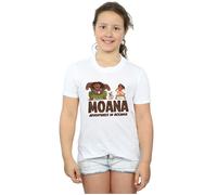 Moana Adventures in Oceania Cotton T-Shirt Disney White 7-8 Years