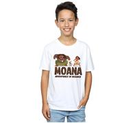 Moana Adventures in Oceania T-Shirt Disney White 5-6 Years