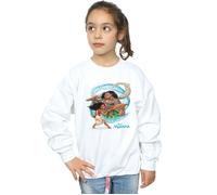 Moana And Maui Wave Sweatshirt Disney White 7-8 Years
