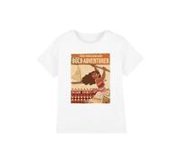 Moana Bold Adventurer Girls T Shirt, White, 5-6 Years