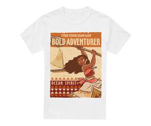 Moana Bold Adventurer T-Shirt White | Size: XL Moana White XL