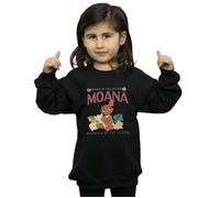 Moana Born In The Ocean Sweatshirt Disney Black 12-13 Years
