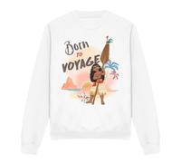 Moana Born to Voyage Sweatshirt White | Size: Large Moana White L