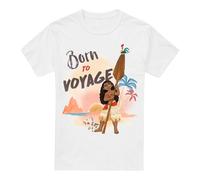 Moana Born To Voyage T-Shirt White | Size: Large Moana White L