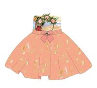 Moana Fantasy Beauty Accessory Set | Coral Kids Skirt with Bow and Headband | Tropical Disney Costume for Girls