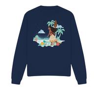 Moana Flat Island Sweatshirt Navy | Size: 2XL Moana Navy 2XL