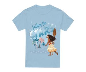 Moana Follow The Stars T-Shirt Light Blue | Size: Small Moana Light Blue S