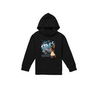 Moana Follow The Stars Youth Kids Pull-Over Hoodie, Black Disney Black 9-11 Years