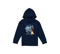 Moana Follow The Stars Youth Kids Pull-Over Hoodie, Navy Disney Navy 7-8 Years
