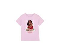 Moana Girl's Big Sis T-Shirt Light Pink | Size: 3-4 Years Moana Light Pink 3-4 Years