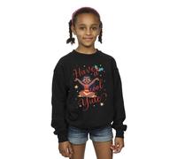 Moana Girl's Have A Cool Yule Sweatshirt in Black | Size: 5-6 Years Moana Black 5-6 Years