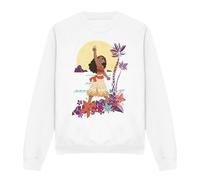 Moana Heart Sunset Sweatshirt White | Size: Medium Moana White M