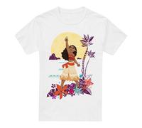 Moana Heart Sunset T-Shirt White | Size: Medium Moana White M