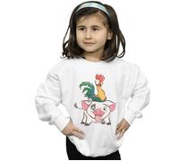 Moana Hei Hei And Pua Sweatshirt Disney White 9 Years