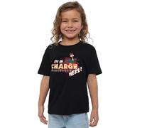 Moana I'm in Charge Girls T Shirt, Black, 5-6 Years