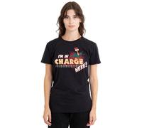 Moana I'm in Charge Ladies T Shirt, Black, Small