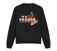 Moana I'm In Charge Sweatshirt Black | Size: Medium Moana Black M
