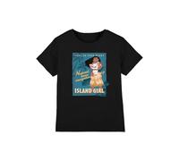 Moana Island Girl Girls T Shirt, Black, 7-8 Years