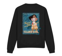 Moana Island Girl Sweatshirt Black Moana Black XXL
