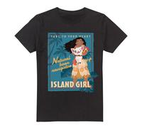 Moana Island Girl T-Shirt Black Moana Black XXL